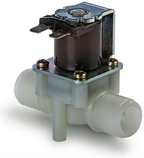 Parijata 1/2 Inch Inlet/Outlet Diaphragm Solenoid Valve for Water Purifiers, Agricultulture, Irrigation, Hydroponics, Aquaponics, Aquarium (24V DC) Automatic Control Valves