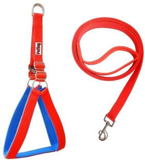 PETLEY Export Quality No-Pull Padded Dog Body Belt Harness and Strap Leash Combo Suitable for Small Breed Dogs - Pug, Chihuahua, Lhasa Apso, Pomeranian Dog Harness & Leash
