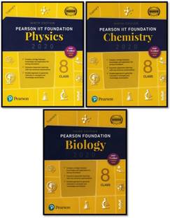 Pearson IIT Foundation Class-8 [ 3-Books Set (PHY. + CHEM. + BIO.) ]