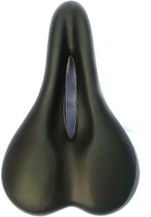 Schrodinger 70003 VEEBO Bicycle Cycle Pure Gel Saddle Seat Black Grey stripe Saddle
