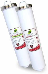 HI-TECH 100% Original 2pc RO Inline Filter Sediment Carbon UV UF Mineral Water Solid Filter Cartridge