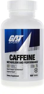 GAT SPORT Caffeine - 100 Tablets (Metabolism and Performance)