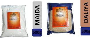 Classic Harvest VALUE PACK MAIDA (500g ) & DALIYA ( 500g ) COMBO