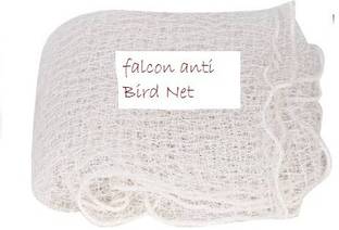 FALCON 30 Ft X 10 FT White Anti Bird Net (19 mm Mesh Size) with Cable Ties(40) Camping Net