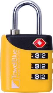 TRAVEL BLUE TSA 3 Dial Combination Lock Safety Lock