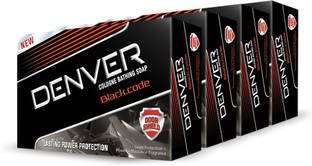 DENVER Black Code Soap (Pack Of 4)