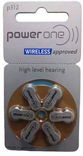 Power one Hearing Aid Battery Size P312, 12 Pcs P-P312-12Battery Stethoscope Case