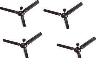 Crompton Super Briz Deco Pack of 4 with 1 Year Warranty 1200 mm Ceiling Fan