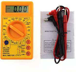 FADMAN New original Multimeter with battery & connecting wire Digital Multimeter