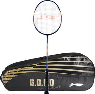 Li-Ning PVS 903 - PV Sindhu Signature Series Blue Red Gold Badminton Racquet G4 - 8.25 cm (pack of 1,86 gm)