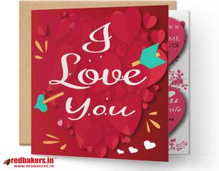 redbakers.in I Love You True Meaning Greeting Card Greeting Card