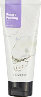 The Face Shop Smart Peeling White Jewel Perle, brightening face scrub for tan removal Face Wash