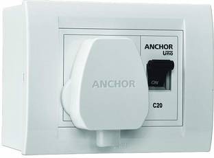 ANCHOR uno modular box with mini mcb MCB