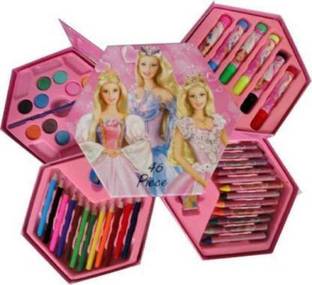 Tenmar Barbie 46 Pieces Art & Craft Kit for kids