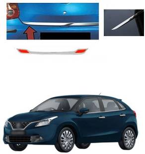 PECUNIA Dicky Trim/Diggi Patti/Diggi Garnish/Boot Garnish/Dicky Garnish/Car Diggi Chrome Garnish/Rear Trunk Dicky (Chrome) A162 Matte, Glossy, Chrome Maruti Baleno Rear Garnish