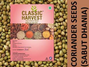 Classic Harvest PREMIUM QUALITY CORIANDER SEEDS WHOLE ( DHANIA ) 200g