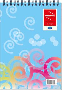 NAVNEET Youva Top Wiro Bound My Notes 14.8x21 cm Single Line Assorted Notebook Ruled 160 Pages