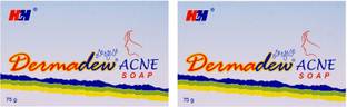 Dermadew acne soap (Pack Of 2*75 Gm) 150 GM