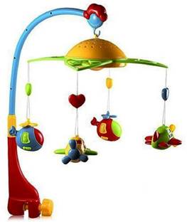 FunBlast Cot Hanging Rattle For Baby – Rattles Toy for Baby with Music Light and Projection |Baby Sleeping Projection Light and Sound Toy for New Born Baby. Rattle