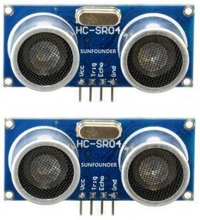 ERHIndia HC-SR04 Ultrasonic Distance Sensor Module (Set Of 2) Electronic Components Electronic Hobby Kit