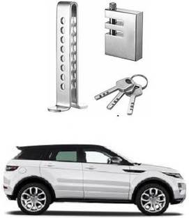 ACCESSOREEZ 8 Hole Brake Clutch Pedal EXPERT9021 Car Lock Universal Anti-Theft Adjustable Accelerator Throttle Locking Gear Lock (Stainless Steel) Gear Lock