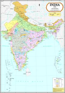 India Soil Map Photographic Paper