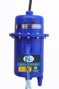 Capital 1 L Instant Water Geyser (1 L Instant Water Geyser (Instant Water Geyser, Water Heater, Portable Water Heater, Geysers Made of First Class Plastic, 3kw copper aliments, with installation kit 1 L Instant Water Geyser
