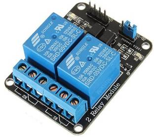 R G STORE 5V 2 Channel Relay Module Shield for Arduino ARM PIC AVR DSP Electronic 10A Power Supply Electronic Components Electronic Hobby Kit