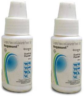 Negasunt Powder For Accidental ,Surgical ,Maggoted & Navel infections For Dogs Pet First Aid Kit