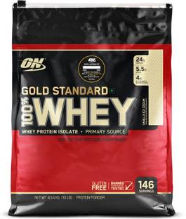 Optimum Nutrition (ON) Gold Standard 100% Protein Powder - Primary Source Isolate Whey Protein