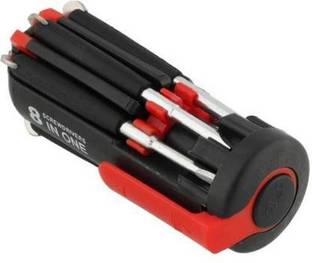 Ubod Multi Portable 8 In 1 Tool Kit With LED Light Standard Combination Screwdriver Set Combination Screwdriver Set