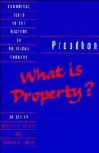 Proudhon: What is Property?