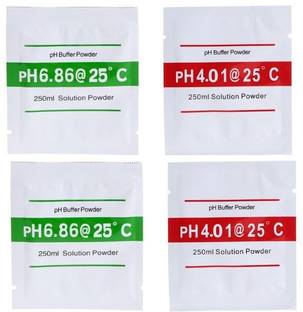 Divinext Handheld Instrument Calibration Buffer Solution Chemical Packet for TDS and Digital pH Meter