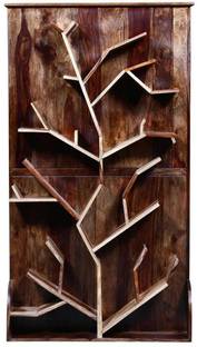 THE ATTIC Solid Wood Close Book Shelf