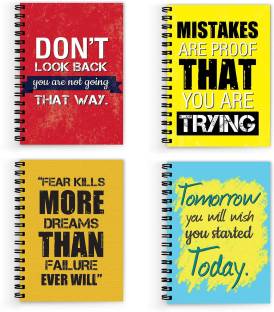 VPRINT QUALITY motivational notebooks and journals A5 Note Book Unruled 160 Pages