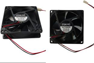 STONE-PRO 2pic 24V DC Fan 80X80X25MM Cabinet 3-Inch Square Cooling fan Cooler