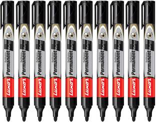 LUXOR Refillable Black Permanent Marker