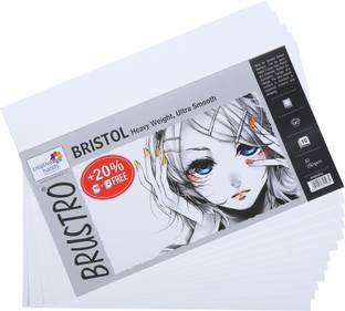 BRuSTRO Ultra Smooth Bristrol 250 GSM A3 Sketch Pad