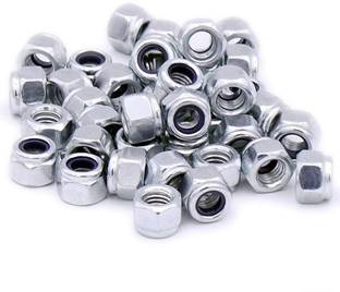 RPI SHOP Nut M10 Thread Locking Nylon Insert Lock Nut Quantity 25 Pcs