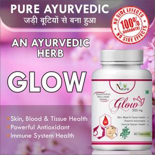 NATURAL Glow For Skin, Blood & Tissue Health Capsules Pack of 1