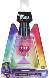 Trolls World Tour Movie inspired Mermaid, Collectible Doll with Microphone Accessory, Toy Figure