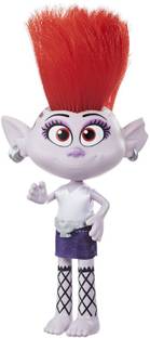 Trolls World Tour Inspired Stylin' Barb Fashion Doll with Removable Dress, Girls 4 Years and Up