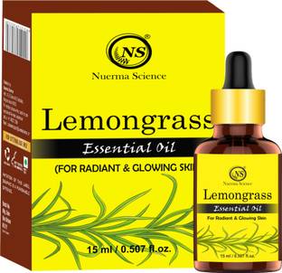 Nuerma Science Lemongrass Essential Oil (100% Pure & Natural) Aromatheraphy Hair Oil