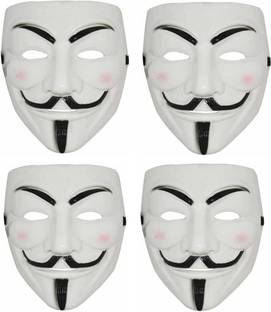 Flipace Vendetta Character Mask (4 White Mask) Party Mask
