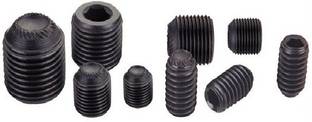RPI SHOP Bolt M3 X 3mm Allen Grub Screw,Hex Socket Set Screw-HT ,Bright Finish, Machine Thread, Quantity - 75 Pcs