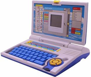 Empire Mart English Learner Laptop for Kids 20 Activities (Multicolor)