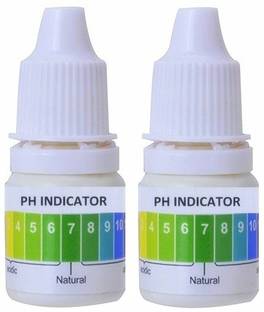 Divinext 2x25ml Bottle Liquid Universal PH Test Indicator Solution Chemical Acidity Alkalinity pH Indicators