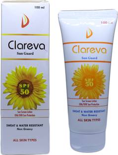 Clareva Sunscreen - SPF 50 PA+++ SPF 50 Sunscreen Lotion