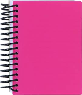 NAVNEET Youva Spiral Bound Fat Book 10.2x14 cm Regular Notebook Single Line 400 Pages