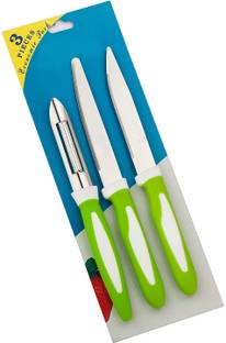 Marwall 3 Pcs Knife/Peeler Set-Green Kitchen Tool Set